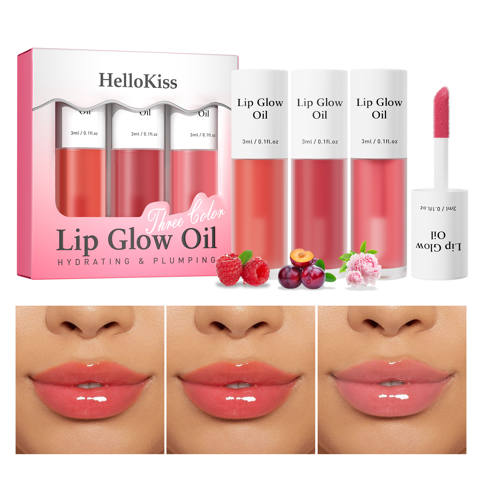Lip Oil (Set of 3) Set A 